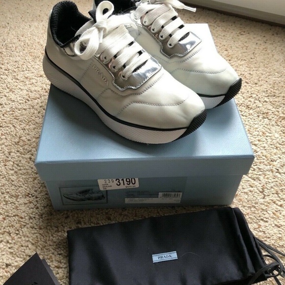 Prada Nylon Trainer Sneaker - Picture 1 of 7
